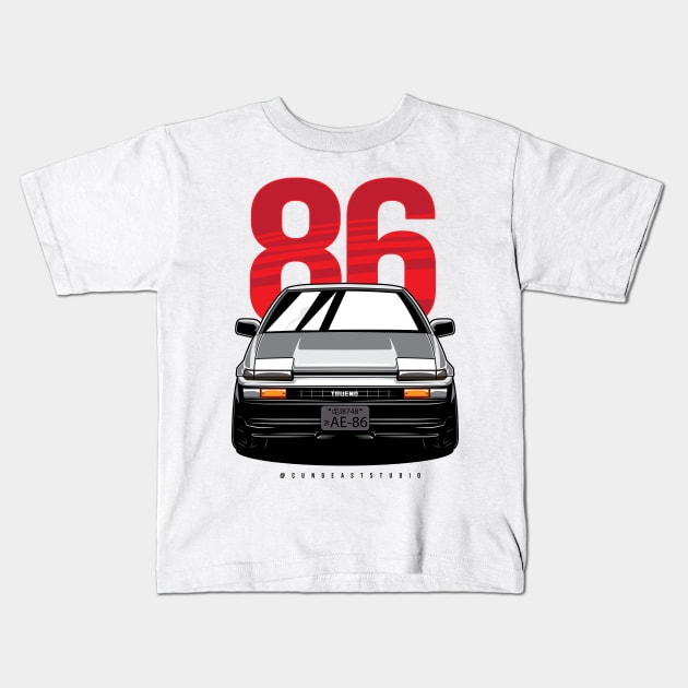 Ae86 Kids T-Shirt by cungtudaeast